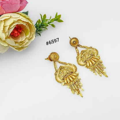 Gold Plated Designer Earrings, PMJ Model No: 6597