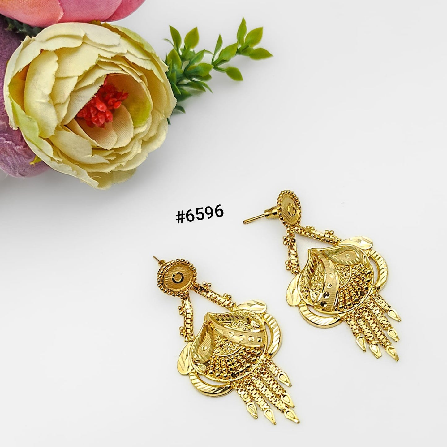 Gold Plated Designer Earrings, PMJ Model No: 6596