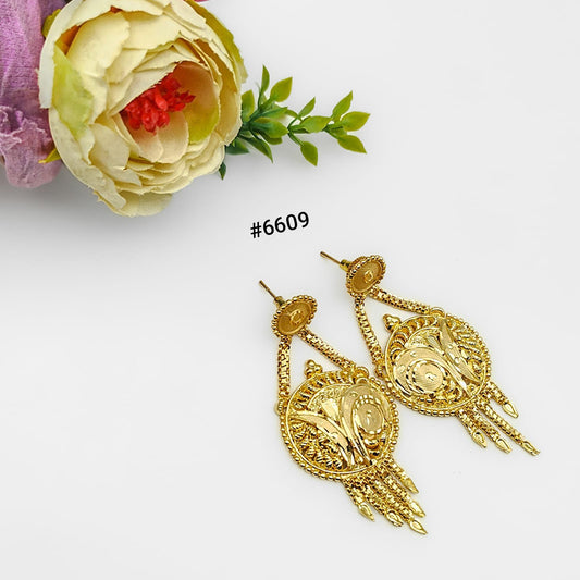 Gold Plated Designer Earrings, PMJ Model No: 6609