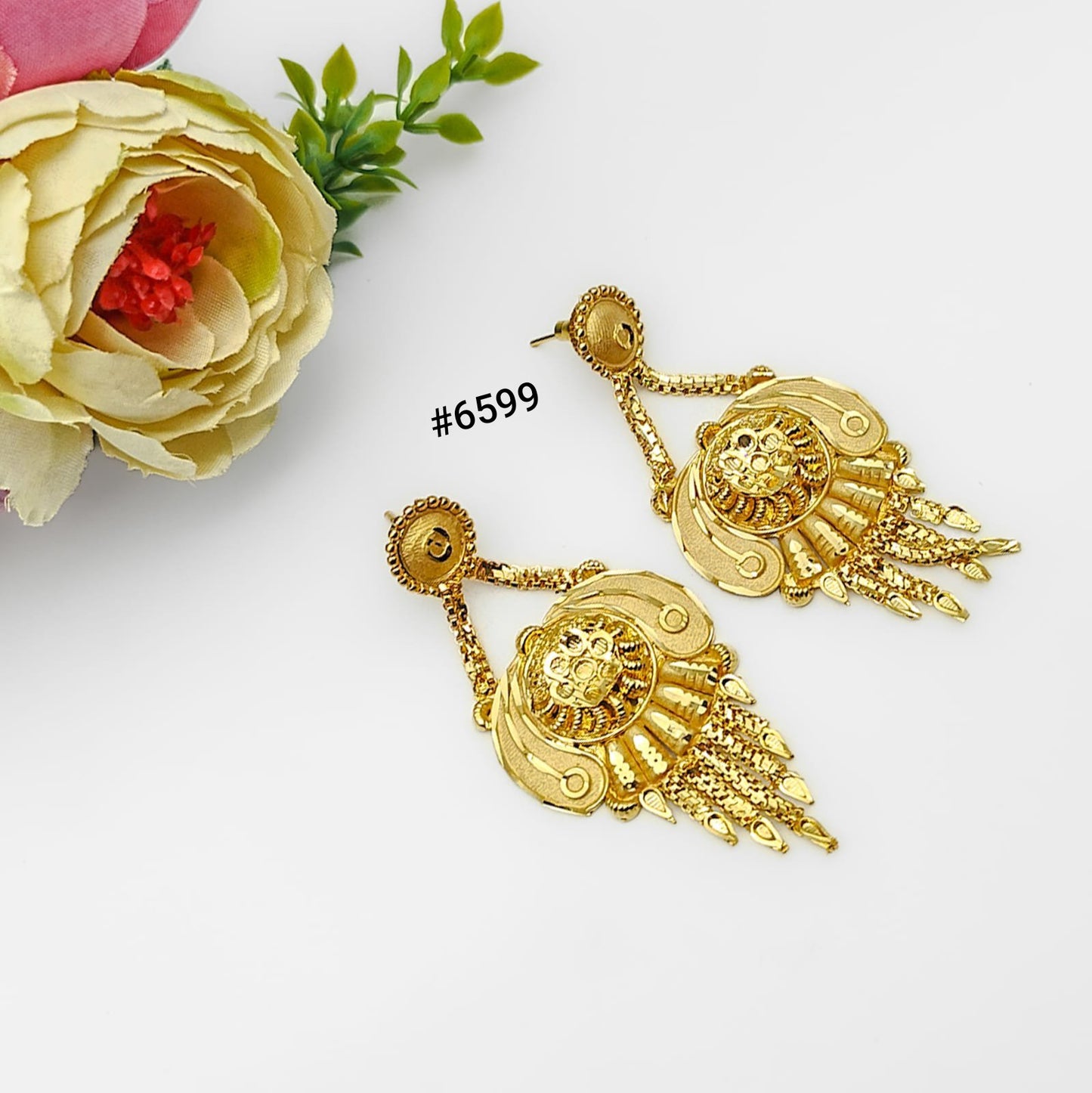 Gold Plated Designer Earrings, PMJ Model No: 6599