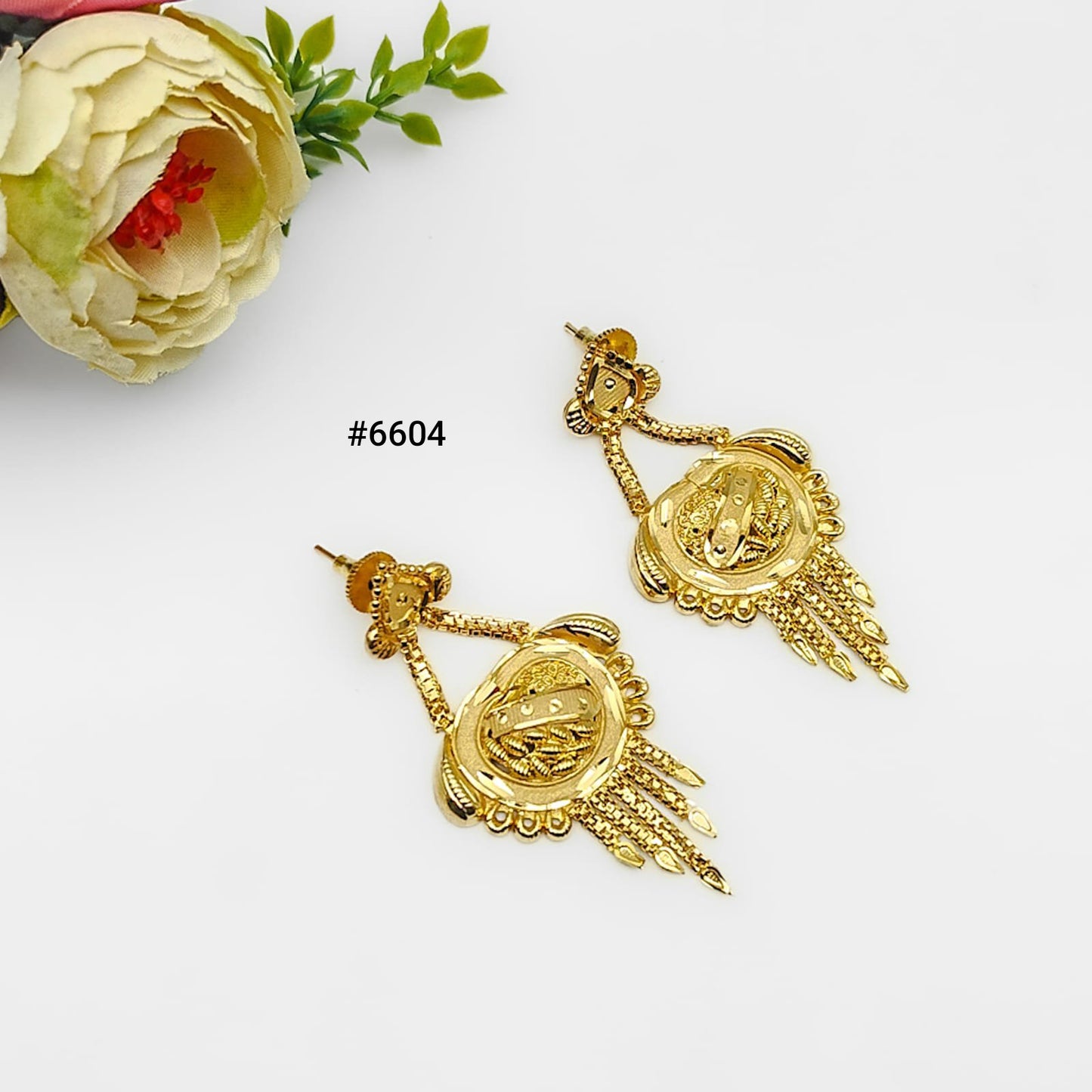 Gold Plated Designer Earrings, PMJ Model No: 6604