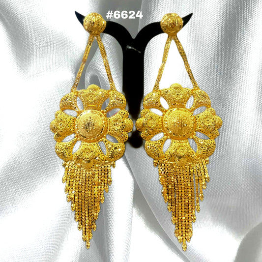 Gold Plated Designer Earrings, PMJ Model No: 6624