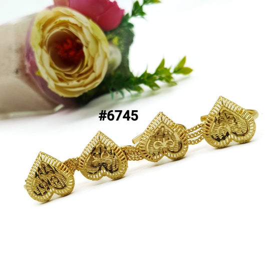 Gold Plated Finger Rings, PMJ Model No: 6745