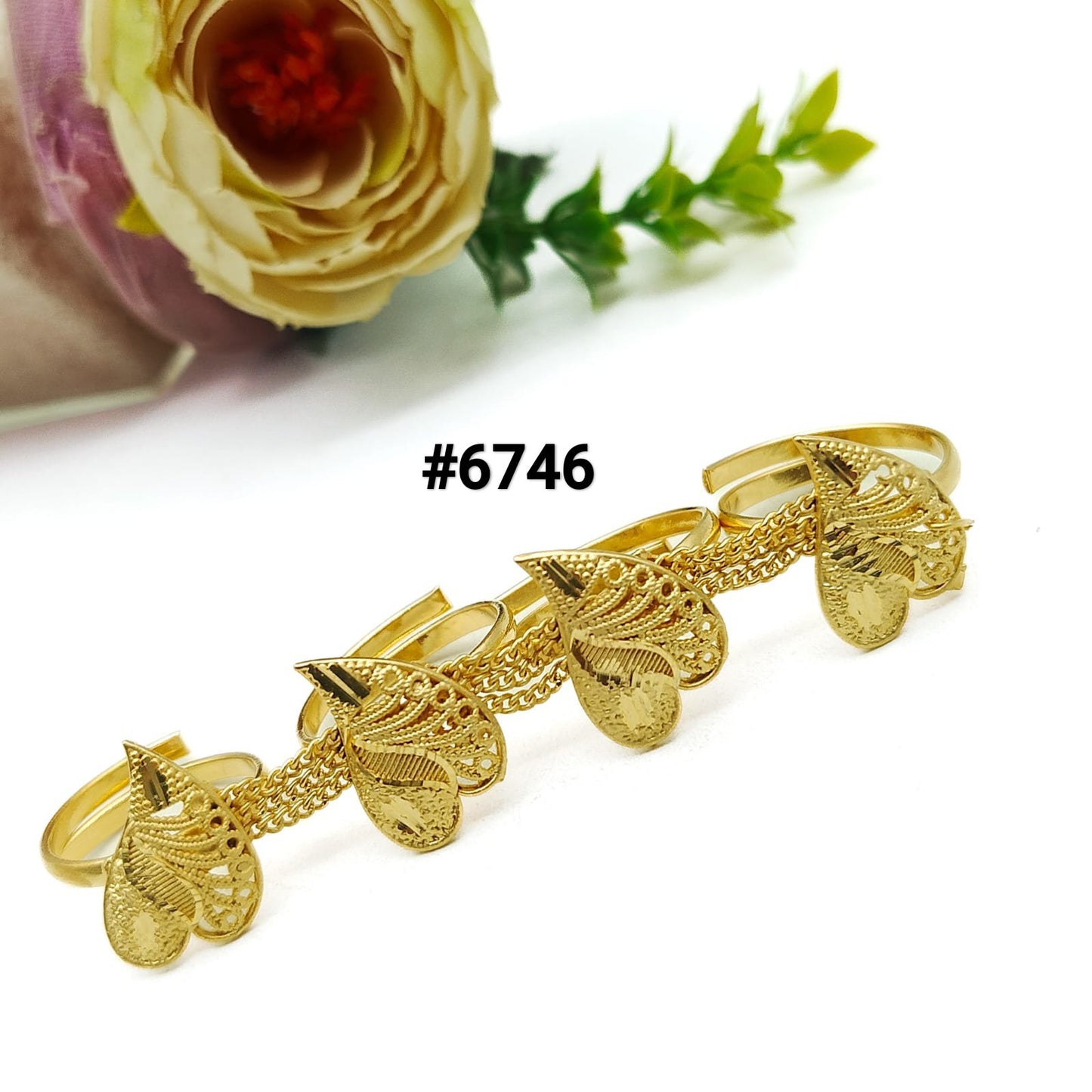 Gold Plated Finger Rings, PMJ Model No: 6746