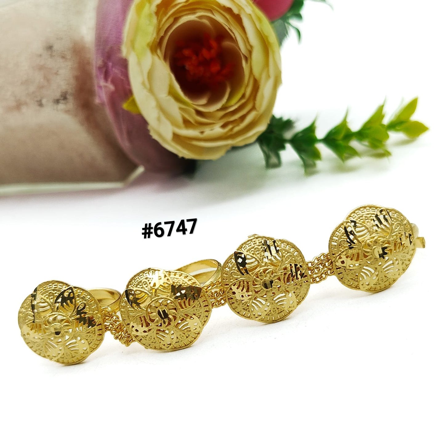 Gold Plated Finger Rings, PMJ Model No: 6747