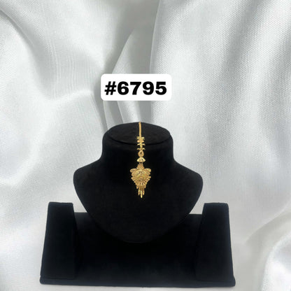 Gold Plated Maang Tika PMJ Model No: 6795