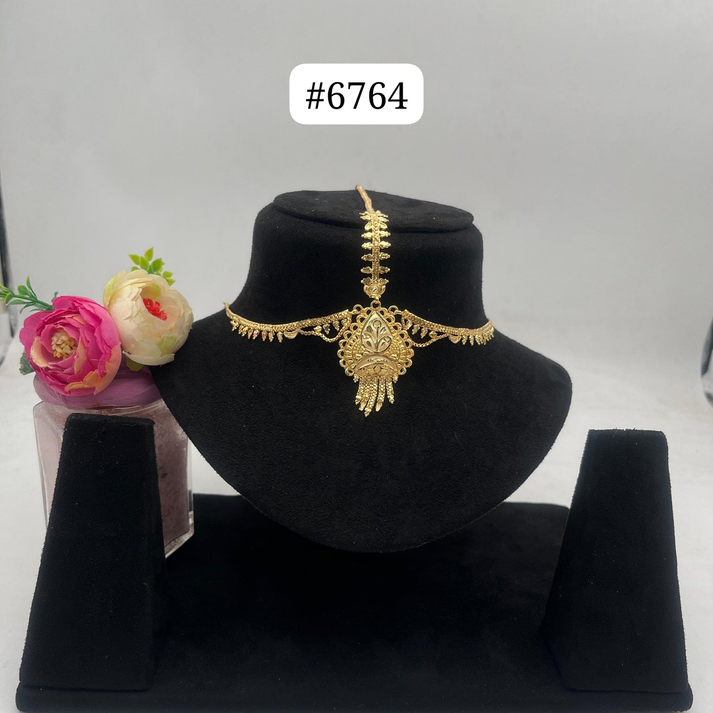 Gold Plated Maang Tika PMJ Model No: 6764