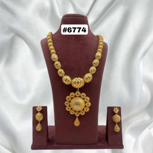 Gold Plated Long Necklaces, PMJ Model No: 6774