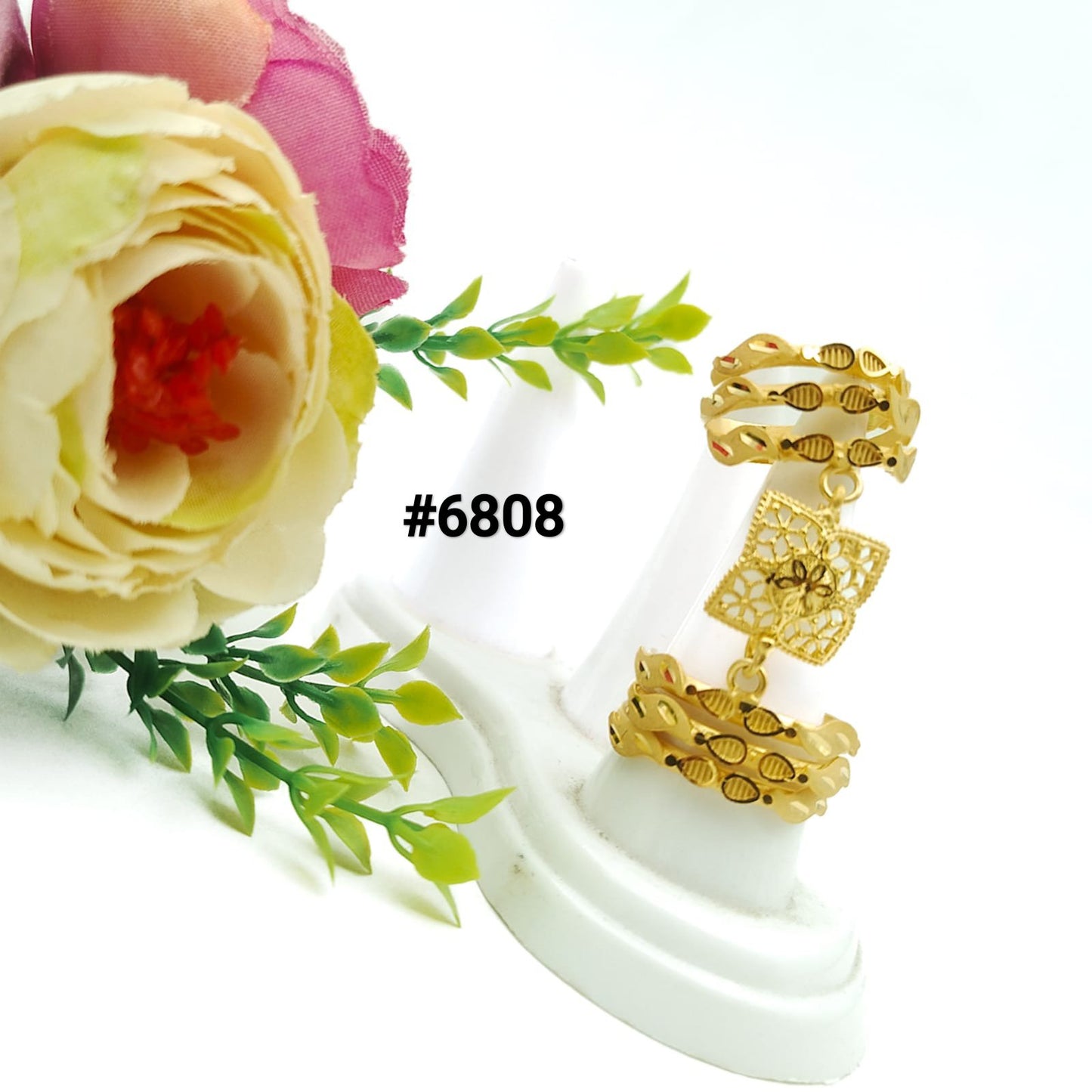 Rich Gold Plated Finger Ring, PMJ Model No: 6808