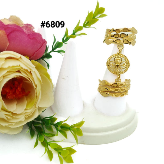 Rich Gold Plated Finger Ring, PMJ Model No: 6809