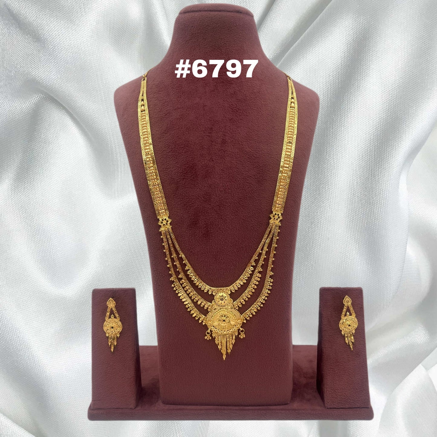 Gold Plated Long Necklaces, PMJ Model No: 6797