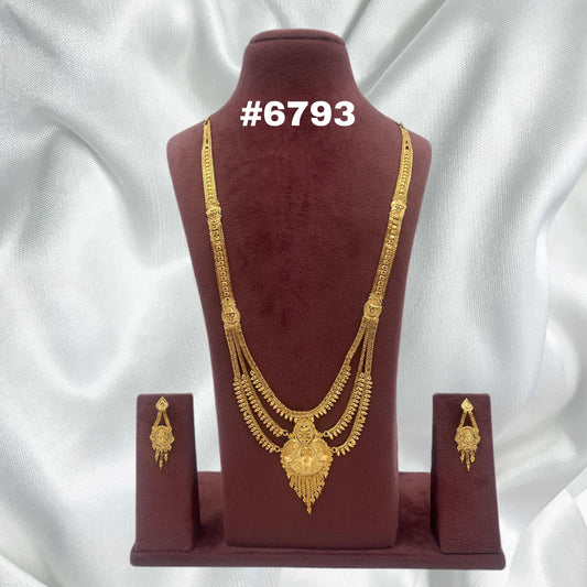 Gold Plated Long Necklaces PMJ Model No: 6793