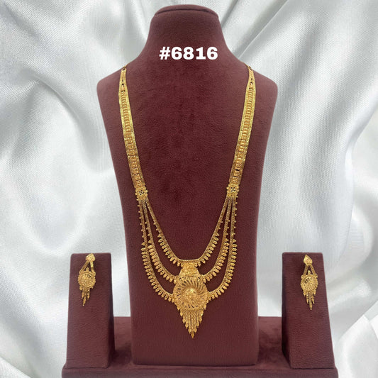 Gold Plated Long Necklaces, PMJ Model No: 6816