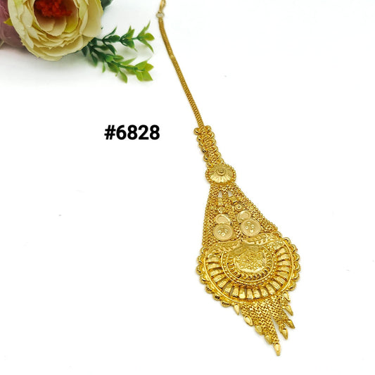 Gold Plated Maang Tika, PMJ Model No: 6828