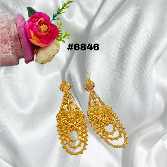 Gold Plated Earings, PMJ Model No: 6846