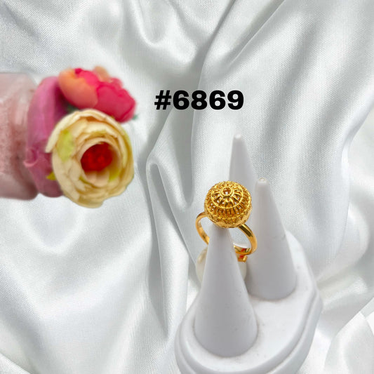 Gold Plated Finger Rings, PMJ Model No: 6869