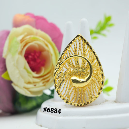 Gold Plated Finger Rings PMJ Model No : 6884