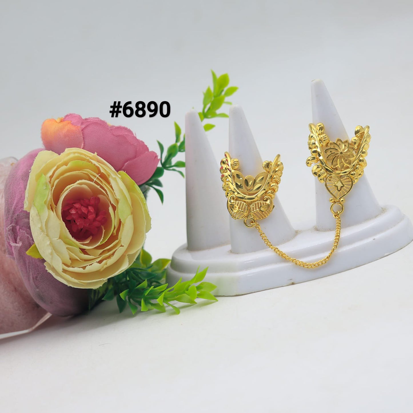 Gold Plated Finger Rings, PMJ Model No:6890