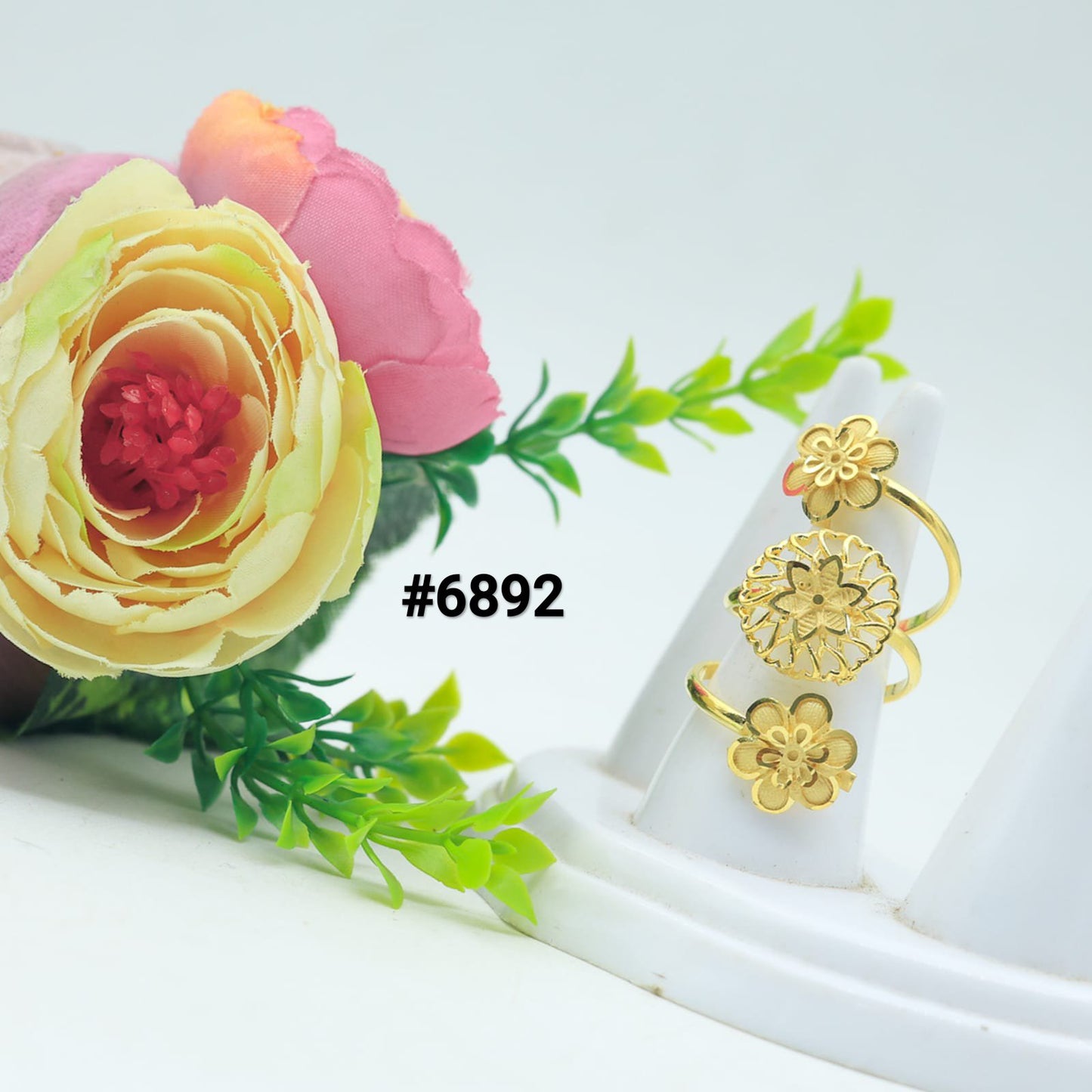 Gold Plated Finger Rings, PMJ Model No: 6892