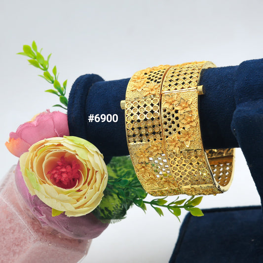 Gold Plated Bangles, PMJ Model No : 6900