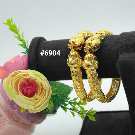 Gold Plated Bangles, PMJ Model No : 6904