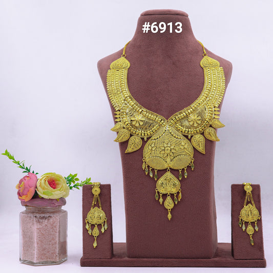 Gold Plated Long Necklaces, PMJ Model No: 6913