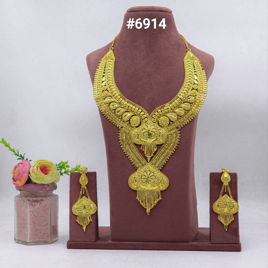 Gold Plated Long Necklaces, PMJ Model No: 6914