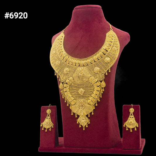 Gold Plated Long Necklaces, PMJ Model No : 6920