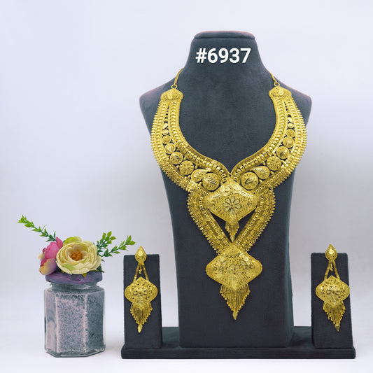 Gold Plated Long Necklaces, PMJ Model No : 6937