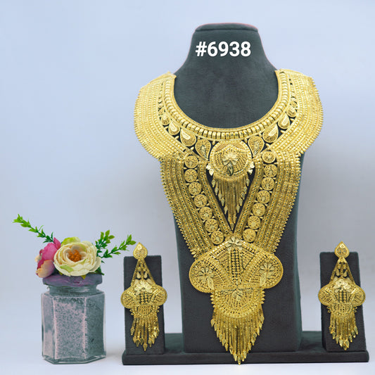 Gold Plated Long Necklaces, PMJ Model No : 6938