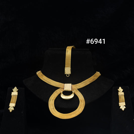 Gold Plated Short Necklaces, PMJ Model No: 6941