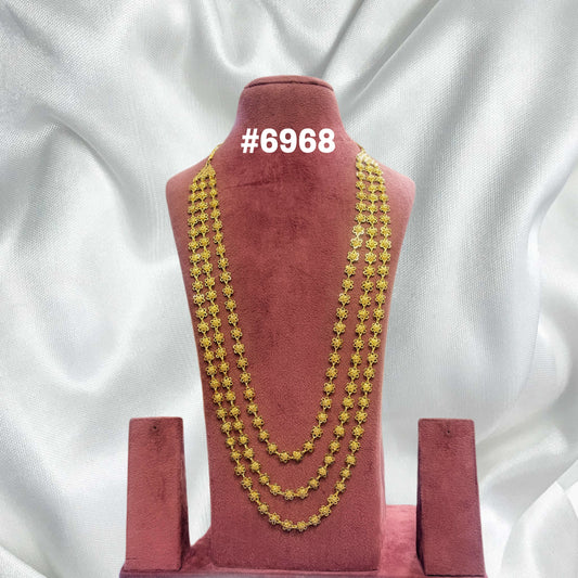 Gold Plated Long Necklace, PMJ Model No: 6968