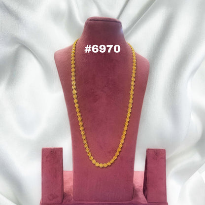 Gold Plated Long chain cum mala, PMJ Model No: 6970