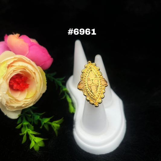 Gold Plated Finger Ring, PMJ Model No: 6961