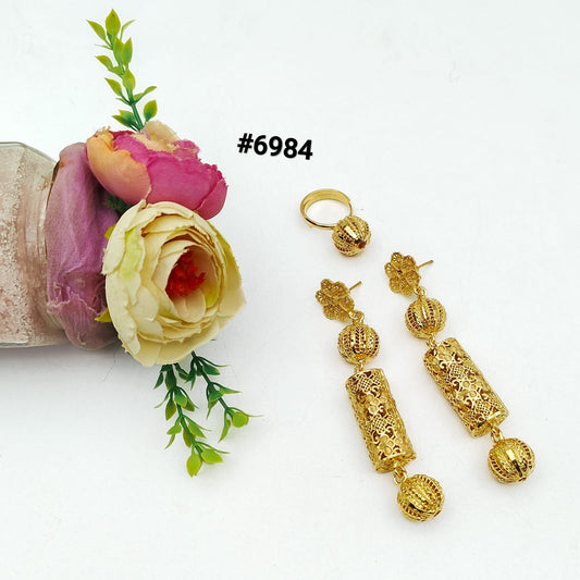 Gold Plated Jewellery, Earring PMJ Model No : 6984