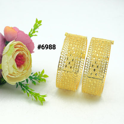 Gold Plated Jewellery, Bangles  PMJ Model No : 6988