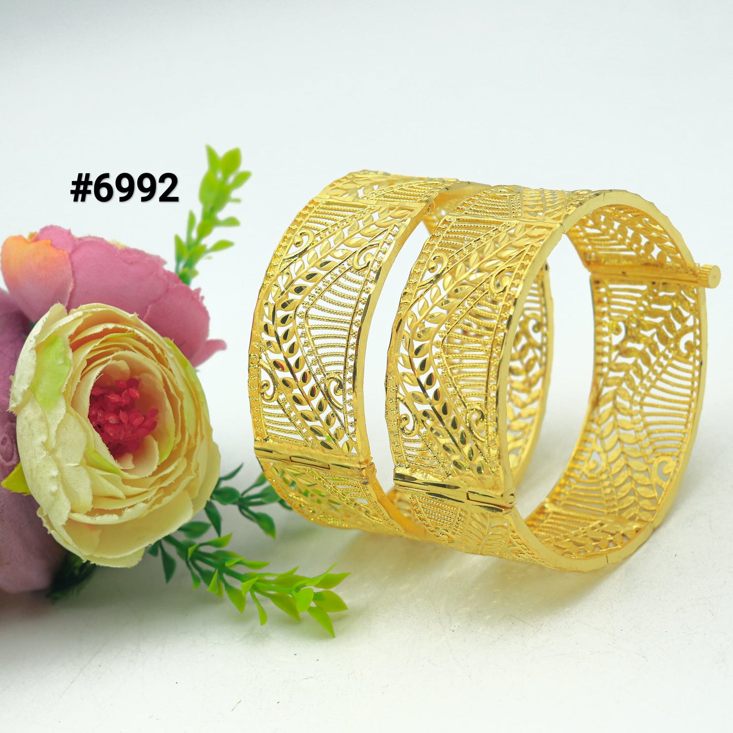 Gold Plated Jewellery, Bangles  PMJ Model No : 6992