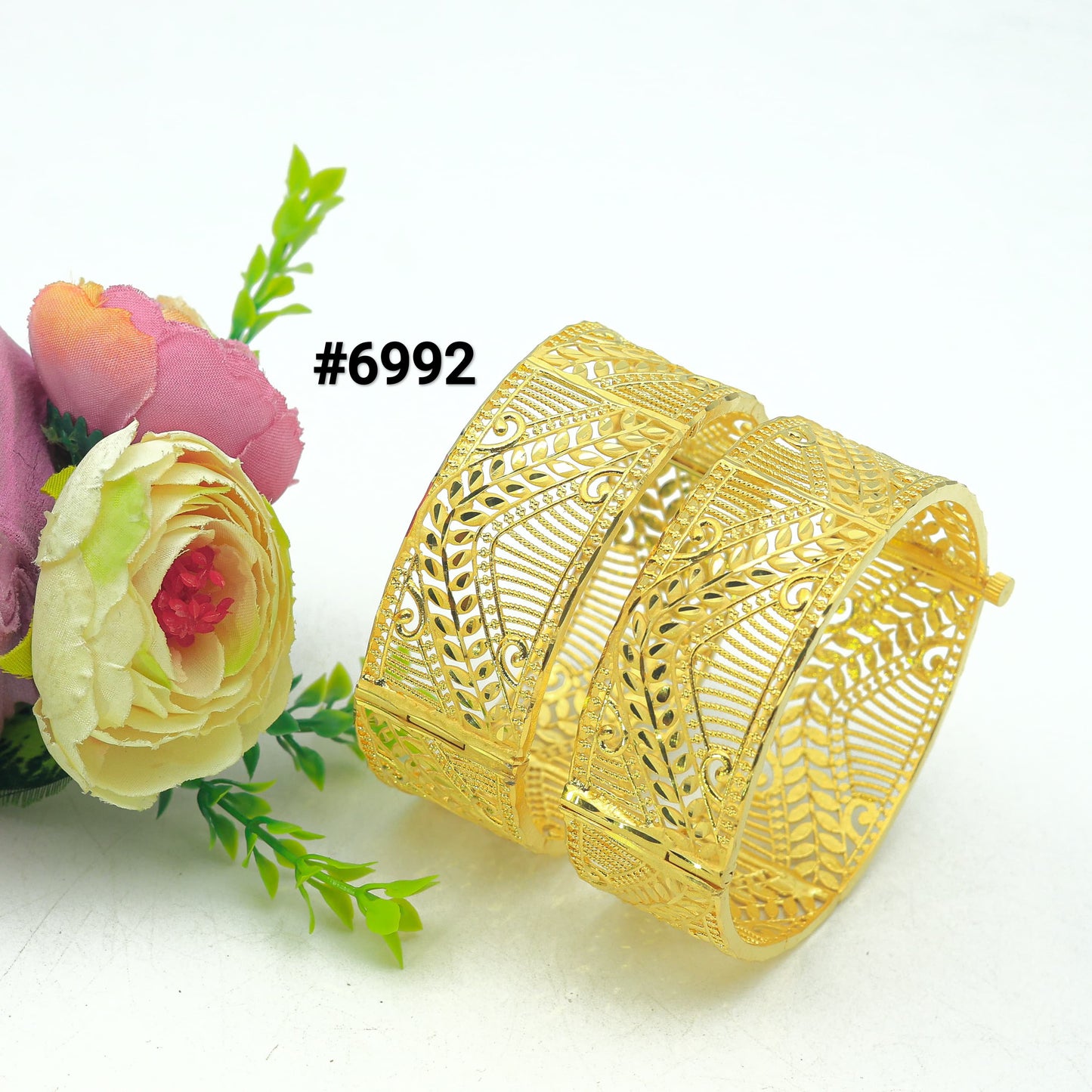 Gold Plated Jewellery, Bangles  PMJ Model No : 6992