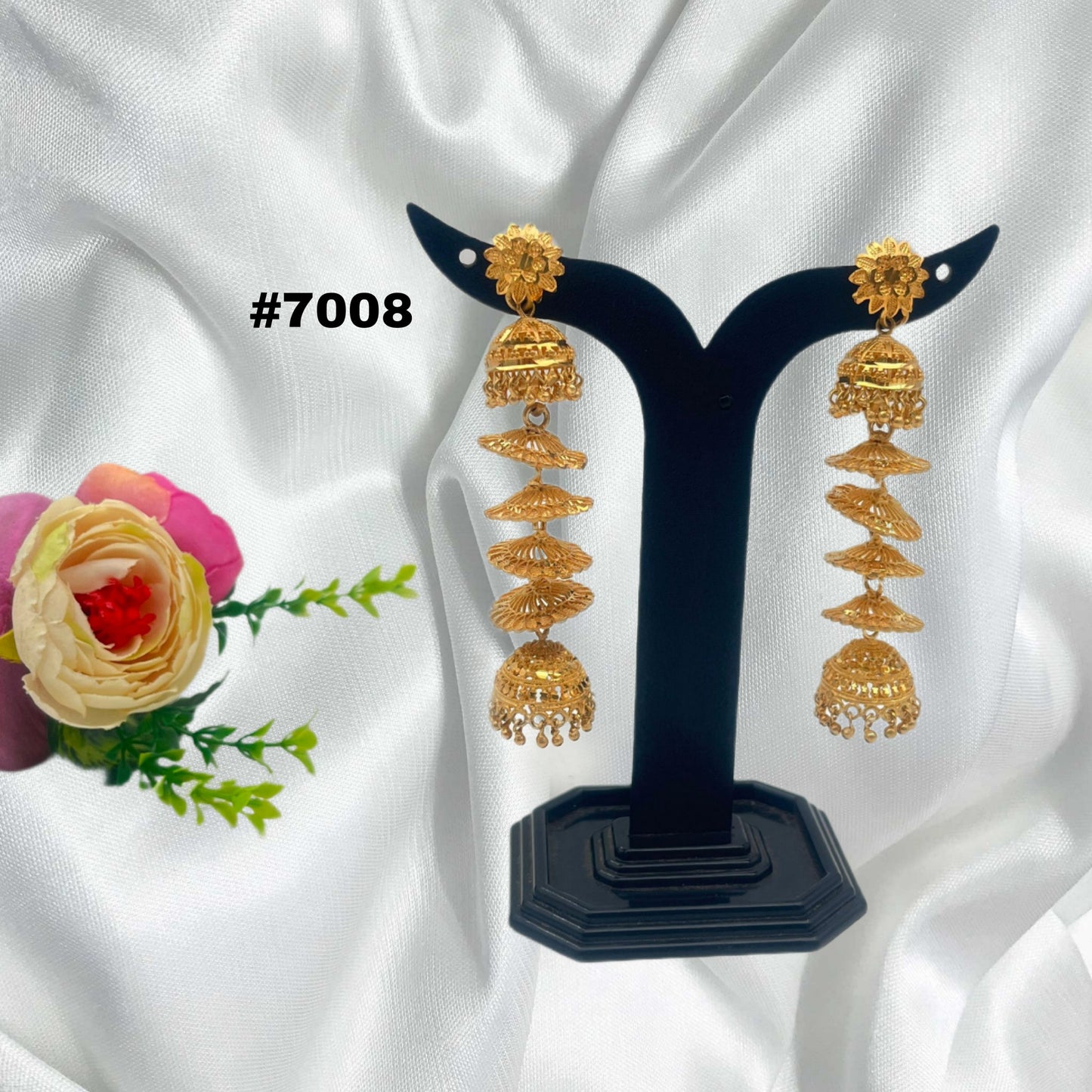 Gold Plated Jewellery, Earing PMJ Model No : 7008