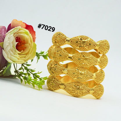 One Gram Gold Plated Bangles PMJ Model No : 7029