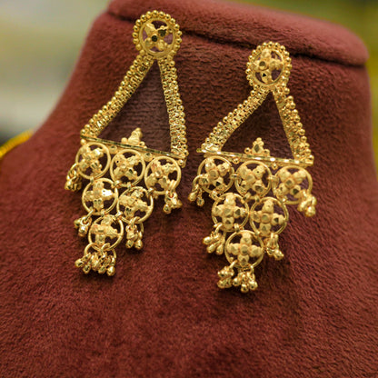 Gold Plated Short Necklace 1 Gram Gold PMJ Model No : 7031