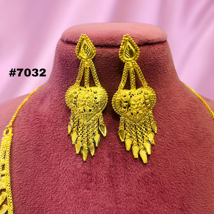 Gold Plated Long Necklace 1 Gram PMJ Model No : 7032