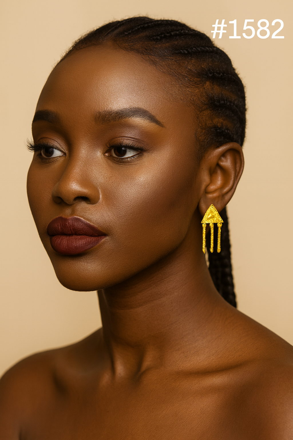 PMJ Lavish Mint Gold Plated Beautiful Earrings Set Junk Jewelry Sale MODEL : 1582