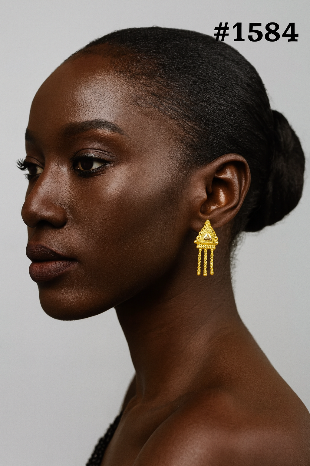 PMJ Exclusive Gold Plated Beautiful Earrings Set Junk Jewelry Sale MODEL : 1584