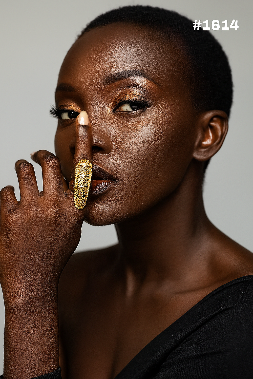 PMJ Indian Gold Plated Beautiful Finger Ring Alexandra Daddario Hollywood Style Jewelry Sale MODEL : 1614