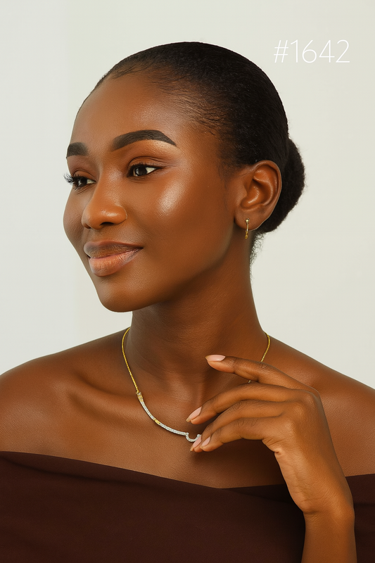 PMJ Indian Gold Plated Chain with Style Pendant Jewelry Sale MODEL : 1642