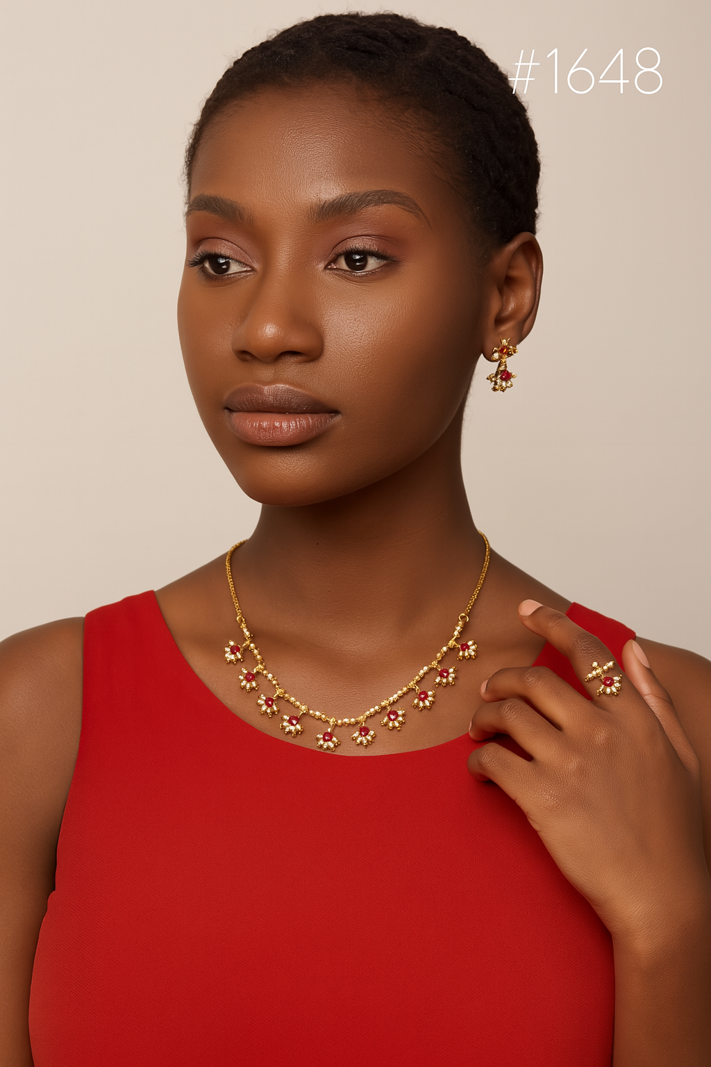 PMJ Indian Gold Plated Chain with Style Pendant Jewelry Sale MODEL : 1648