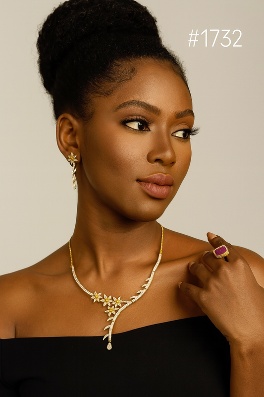 PMJ Indian Gold Plated Chain with Style Pendant Jewelry Sale MODEL : 1732