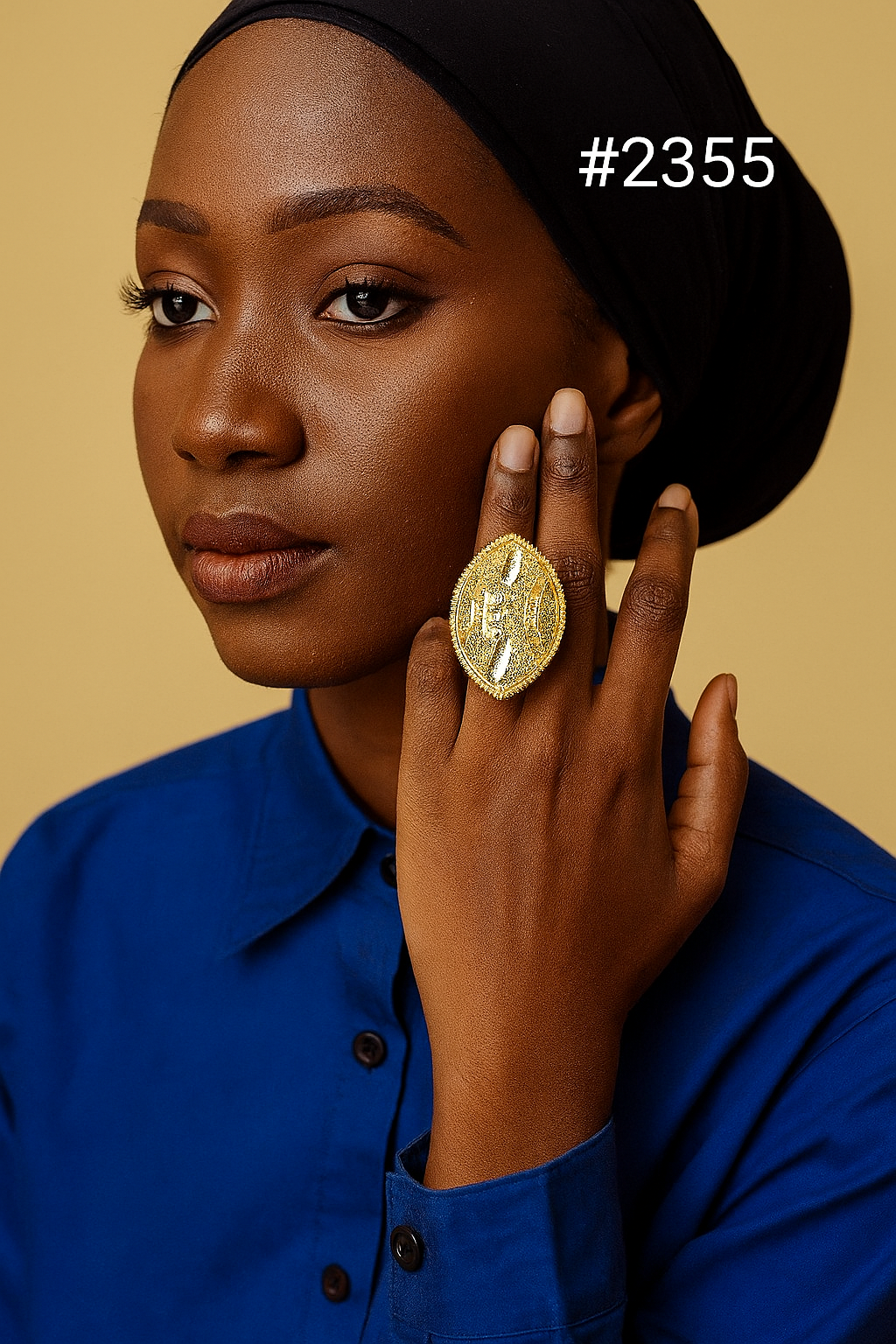 Gold Plated Beautiful Stylish Finger Ring MODEL 2355