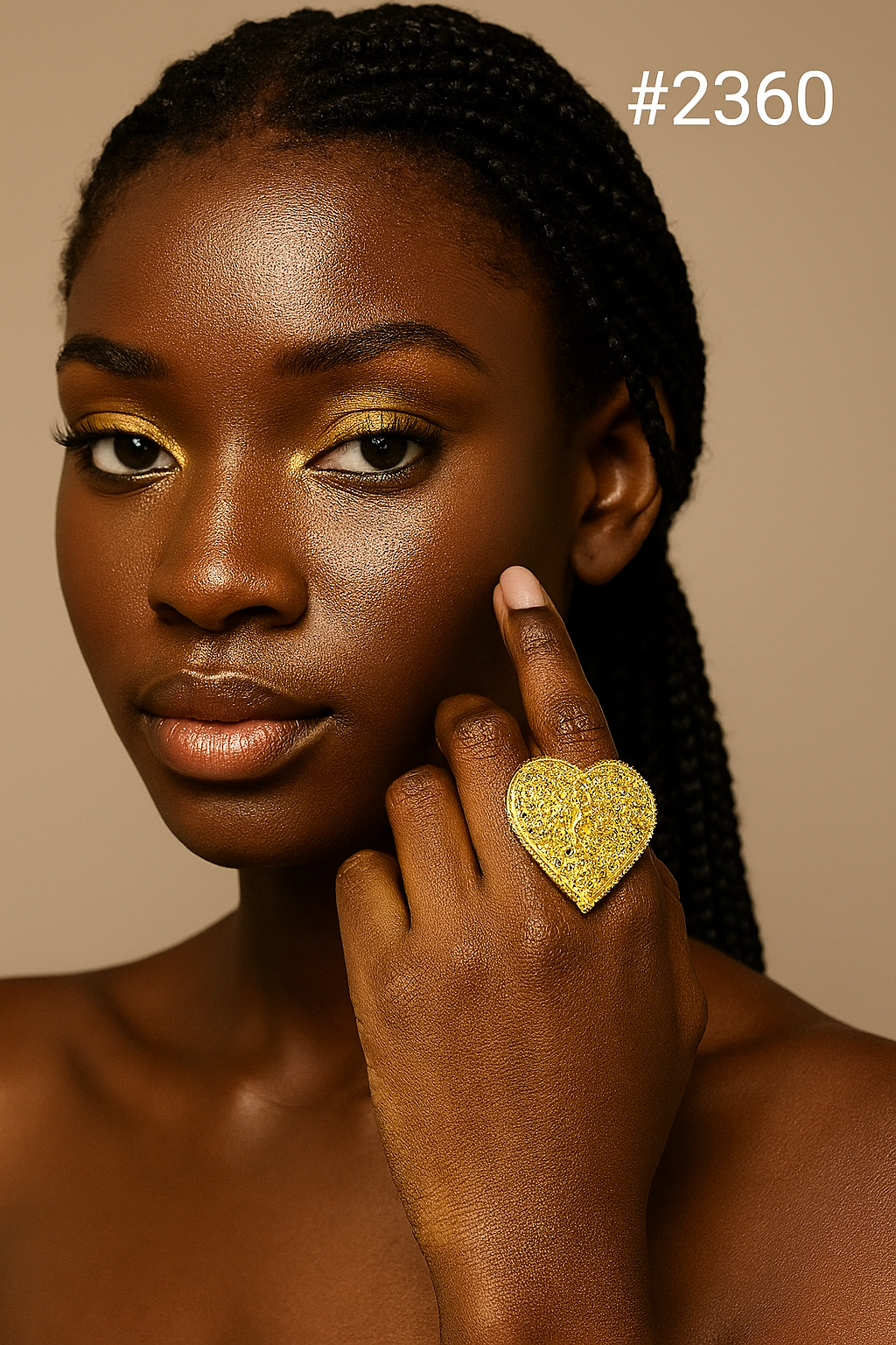 Gold Plated Beautiful Stylish Finger Ring MODEL 2360